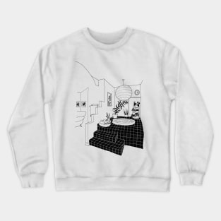 bathroom jacuzzi Crewneck Sweatshirt